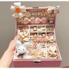 Strawberry Bear Hair Accessories Gift Set Girls Princess Theme Clips Headband Kit 3-10 Years