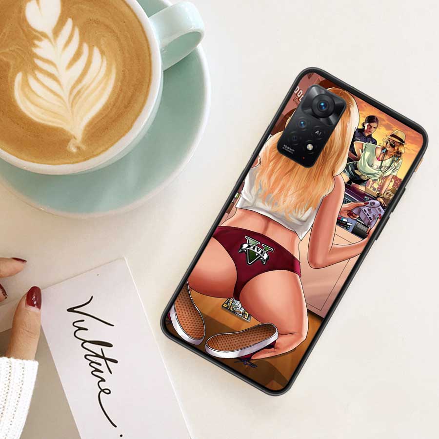 WW2 Sexy Pin Up Girl Vintege Phone Case For Xiaomi Redmi Note 12 Plus 12S 11 11T Pro 5G 11E 11S 4G 10 10S 9 9S 9T 8 8T 7 6 5 Cov
