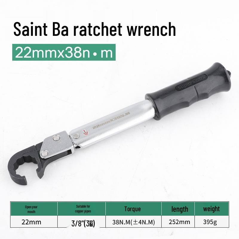 Saint Ba ST-02L Torque Wrench: High-Precision Open-End Tool for Spark Plug & AC Repair