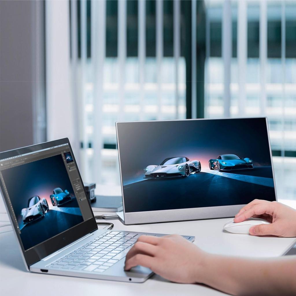 USB C To Mini HDMI Conversion Cable Video USB C To Mini HDMI HDR Converter Thunderbolt 3 Compatible with MacBook iPad and Portable Monitors 2.0