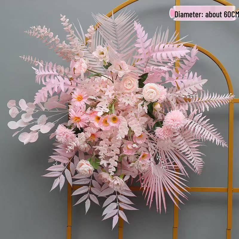 Dekorationsständer für Hochzeitsbühne und Gang mit künstlichen Blumen