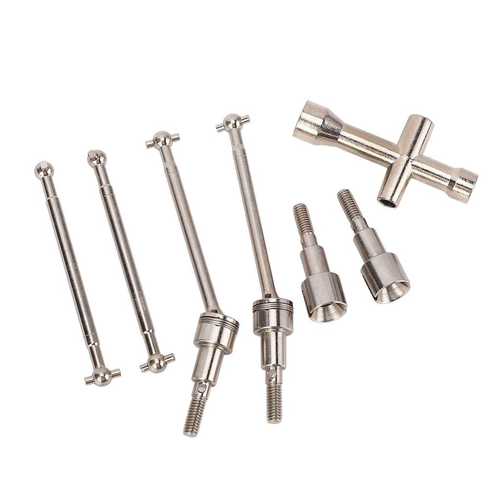 Front and Rear Drive Axle Set Metal Drive Shaft Replacement for 16101PRO 16102 16103 16201 Brushless