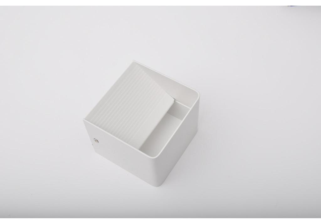 LED Wall Lamp: Up/Down Indoor Square Light for Staircase, Hallway, Hotel Bedside - COB Design