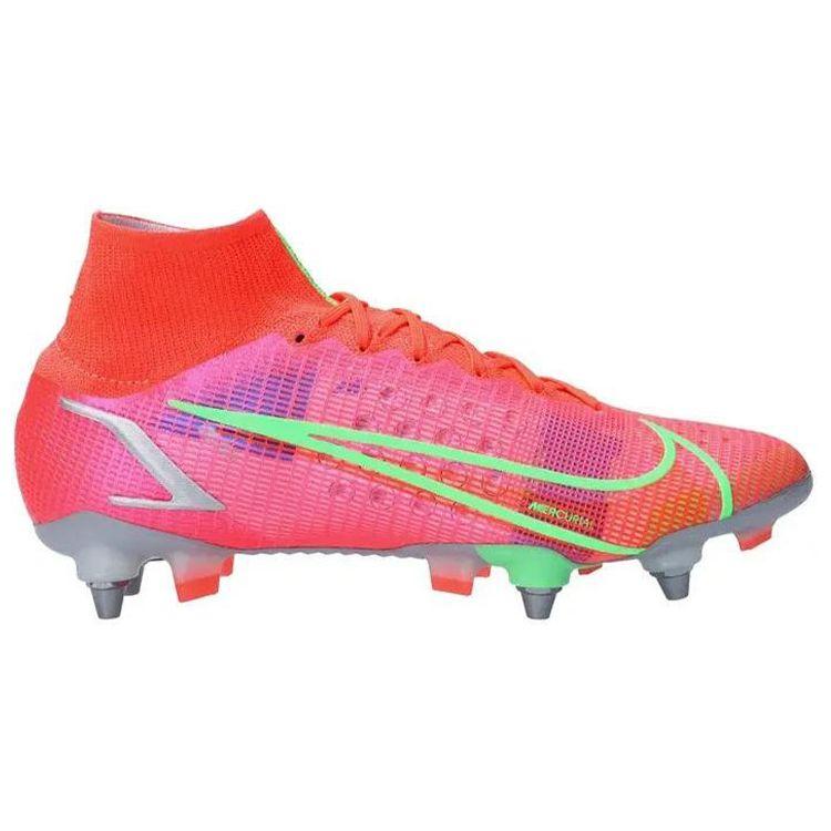 Nike Mercurial Superfly 8 Assassin 14 Pro SG Soft Ground Natural Grass Shock Absorption Anti-Slip Durable Football Shoes Men Football Shoes DD3688-601
