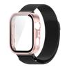 PC-Gehäuse + Metall-Mailänder Armband für Huawei Watch Fit 3/4/4 Pro Displayschutz-Stoßfänger Bequemes Armband für Huawei Watch Fit 4 Pro