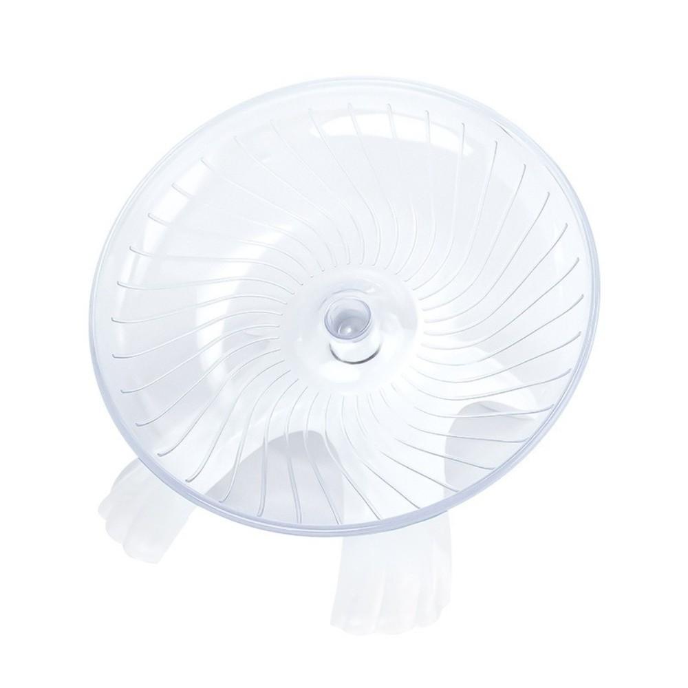 New Acrylic Hamster Running Wheel Anti-slip Silent Spinner Pet Exercise Tool Steel Axle Extra Large Running Disc for Small Pet