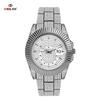 Mens Full Diamond Luxury Quartz Watch Zinc Alloy Band Luminous Hands Casual Business Dress Wristwatch