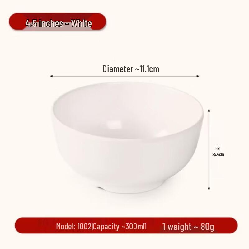 Durable Melamine Restaurant Serving Bowl