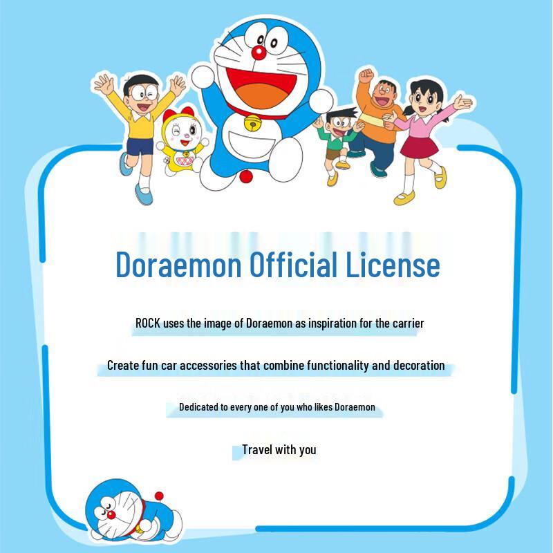 ROCK Doraemon Swing Aroma Parking Number Plate