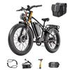 BURCHDA X2 Electric Mountain Bike4000W Dual Motor, 52V 30AH Battery, 26" Fat Tire,Hydraulic Brakes, 120km Off-Road &Commuting E-Bike
