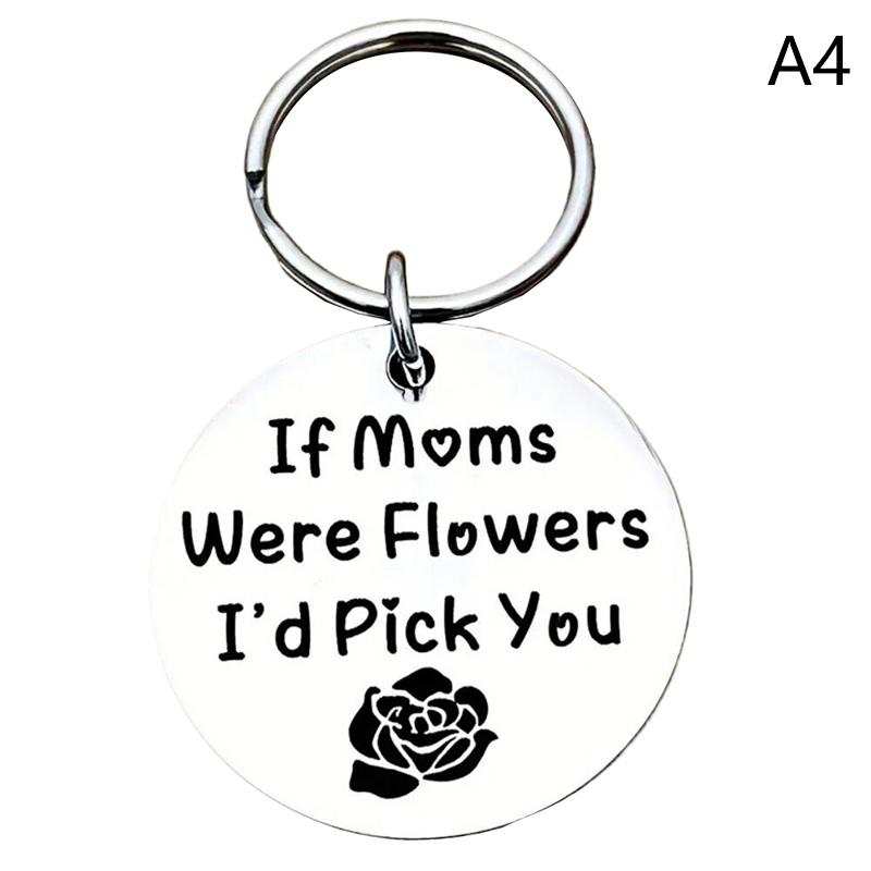 To My Mom Keychain,Stainless Steel Mom Keychain From Son Daughter,Mother’S Day Birthday Gifts,Remember I Love You Mom Key Ring