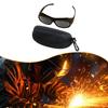 Welding Glasses Work Eyewear Sturdy with Case Wrap Around for DIY Welder Men