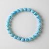 Eigado Larimar 7mm Inner Diameter Healing Natural Power One of the Three Greatest Healing Stones Bracelet, Beads, 13.6g, 16cm, Stone, Stone, Stone,