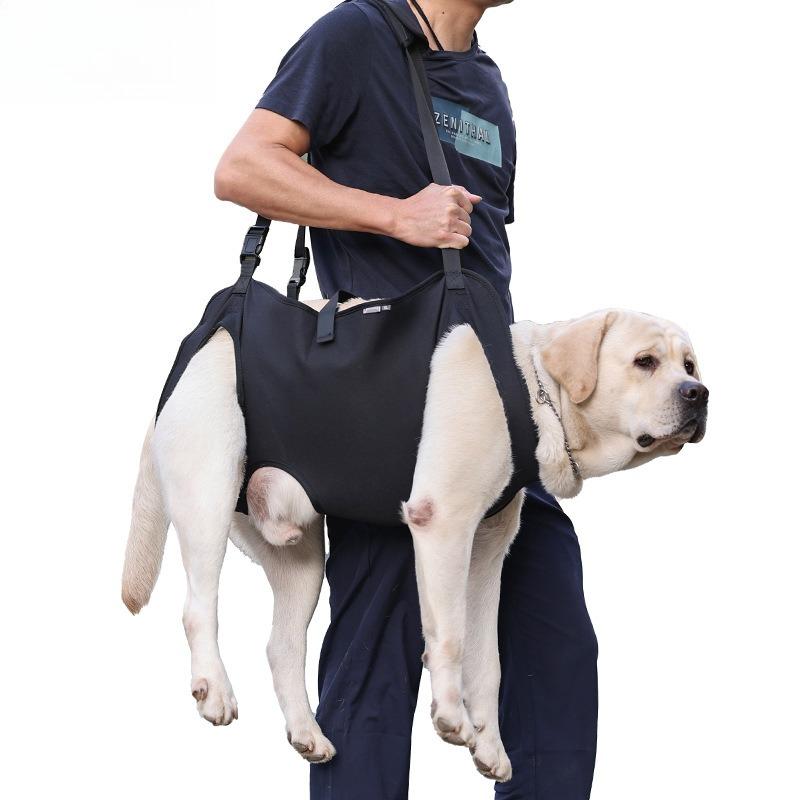 Dog Full‑Body Lifting Sling Adjustable Heavy‑Duty Carry Harness for Old Injured Disabled Dogs Help Up Stairs and Vehicle