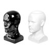 Male Mannequin Head Freestanding Wig Holder for Necklace Headset Headphone