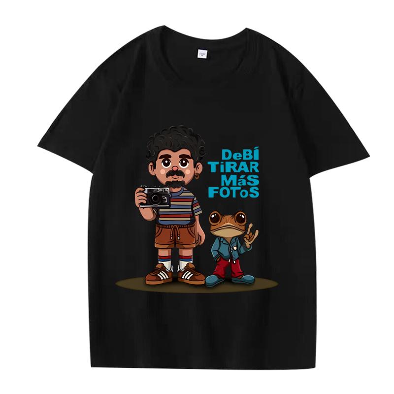 

2026 Bud Bonnetmuff Cartoon Tshirt Unisex and Women Cotton Promotional Short Sleeve Summer Print Unisex Cotton Top S