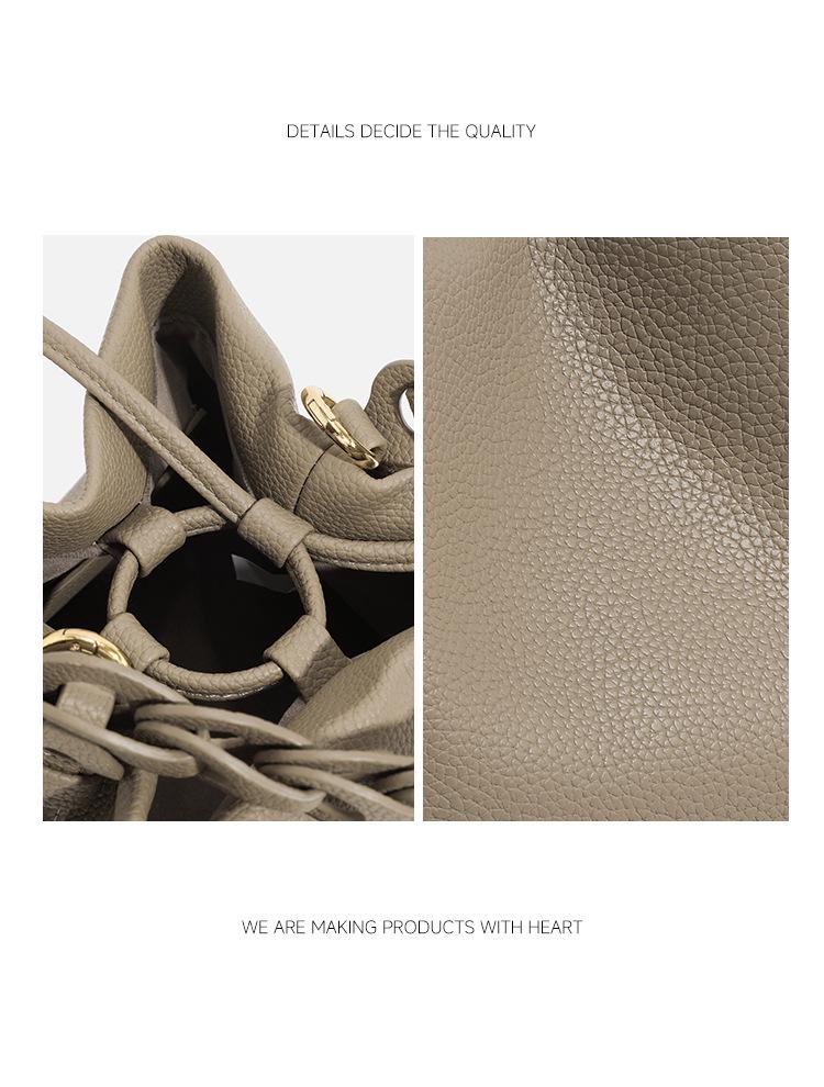 Niche Design Woven Mini Bucket Bag - 2024 Autumn Fashion Crossbody Handbag