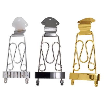 Durable Guitar Wired Frame Tailpiece Bridge for Archtop Jazz