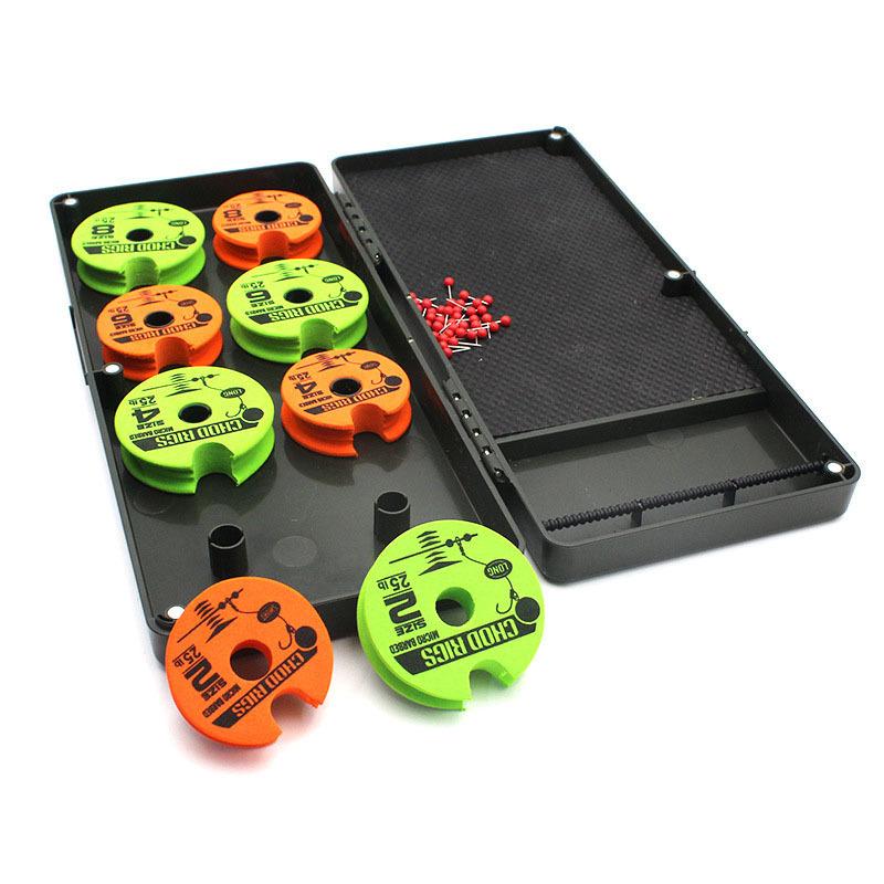 Carp Fishing Reel & Line Storage Box - Dead Leaf Rig Organizer & Accessories Holder for Bottom Fishing.