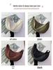 Cotton Argyle Moon Crossbody Bag - Versatile Casual Women's Shoulder Bag with Printed Logo.