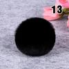 20PCS Imitation Rabbit Fur Ball Handmade Clothing Bag Decoration Artificial Fluffy Soft Pompons Colorful Balls for DIY Keychain