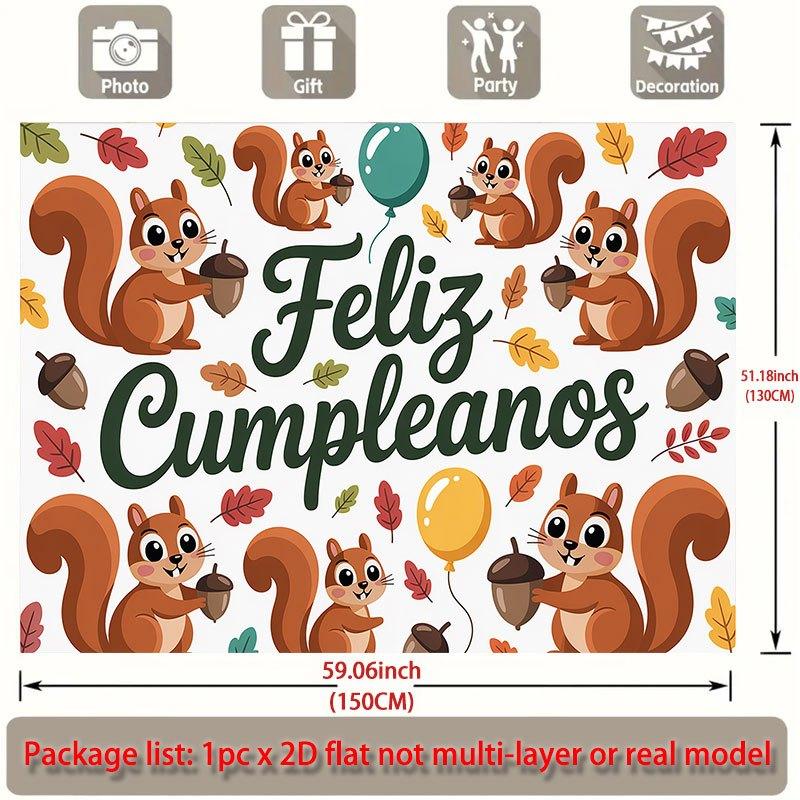 Party Backdrop Flat Feliz Cumpleaos Events Wedding Coming Ceremony Four Season Photo Booth Decor Front Door Decor