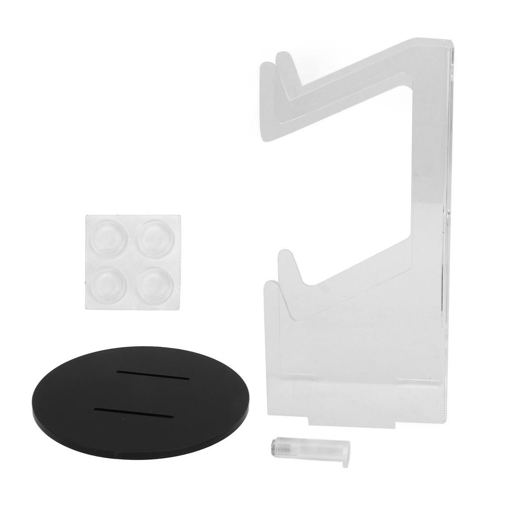 Game Controller Holder Acrylic Stable Space Saving Headset Controller Stand for Desktop Gift