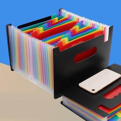 Colorful A5 Multi-Layer Expanding File Receipt Folder Organizer Pockets Holder