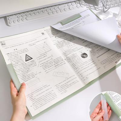 5Pcs File Sleeve with Rotating Clamp Clear Document Organizers Filing Folder Landscape Presentation Folder Art Folder