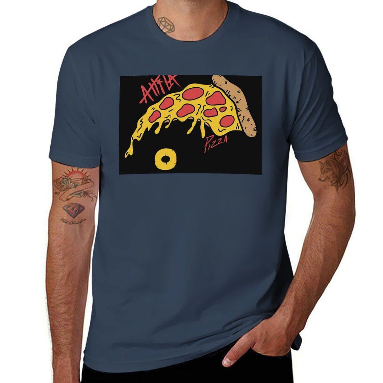 Best Attila Design Art Logo Tshirt High Elasticity Sports Tee Shirt S