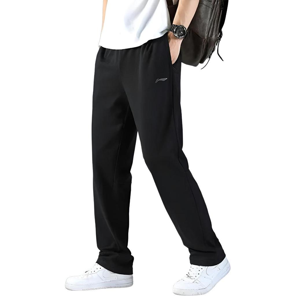 Li Ning Fitness Series Knitted Sweatpants Men's AKLU881-1