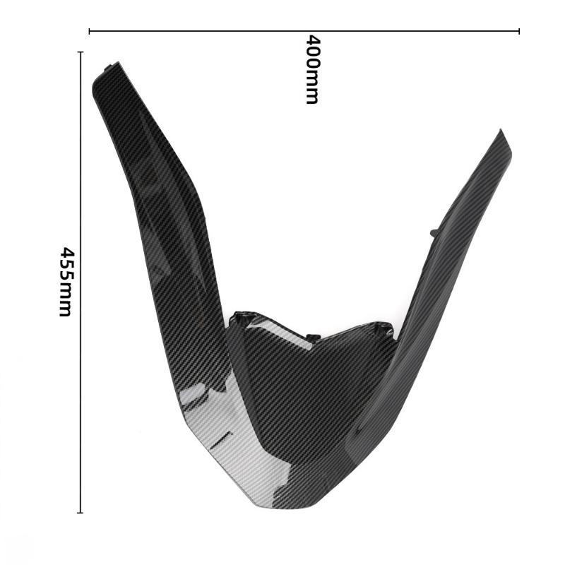 1Pcs Fairing Extension Guard For Pcx160 Accessories Carbon Fiber Motorcycle Body Modification Front Motorbike Decorative Cover