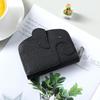 Pu Leather Elephant Money Bag Women Coin Purse With Key Ring Multifunctional Zipper Storage Bags Key Case