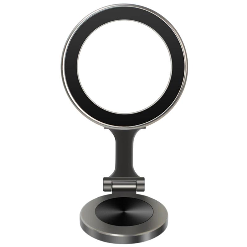 

G218 Car Dashboard Magnetic Phone Holder Foldable Zinc Alloy Cellphone Bracket