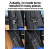 Adjustable Magnetic Car Seat Belt Holder Stabilizer Clip - Anti-Wear Adhesive Fastener for Auto Safety
