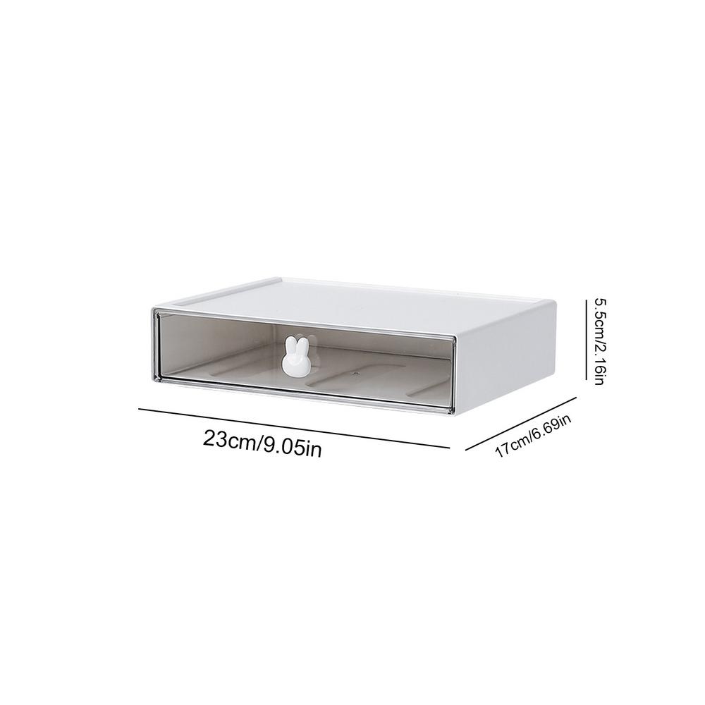 Desktop Storage Box Organizer Drawer Type Transparent Acrylic Desk Stationery Hand Account Storage Rack Desk Simple Pen Holder