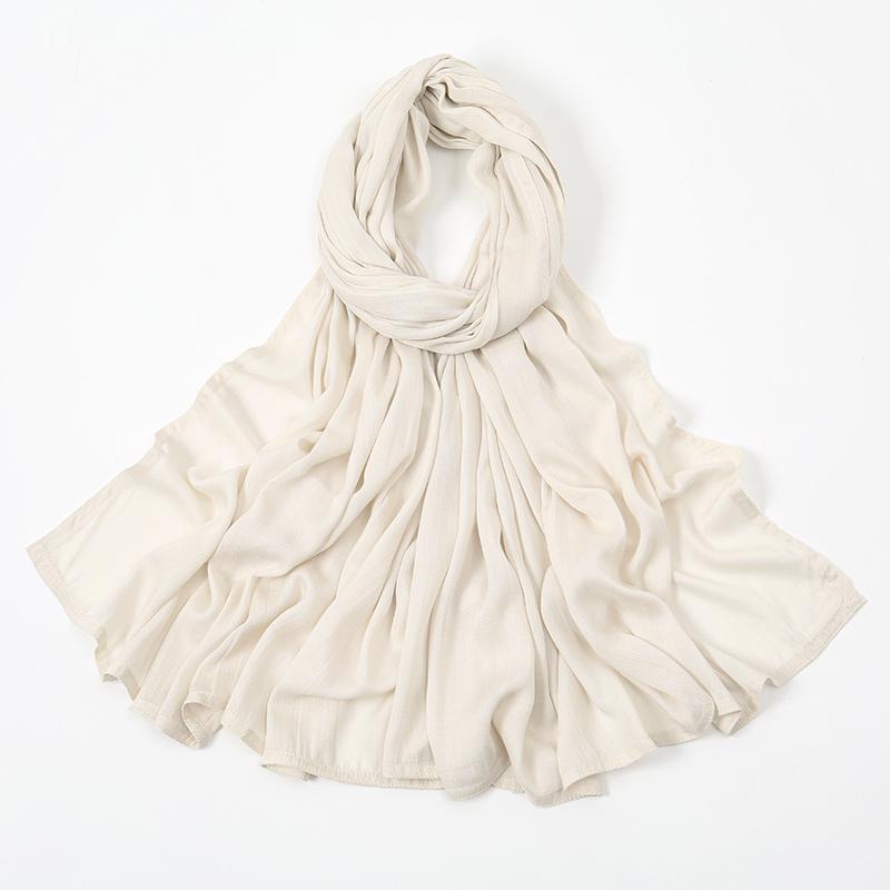 New Premium Thick Modal Hijab Scarf For Women Plain Shawls Femme Musulman Cotton Modal Headscarf Islam Turban Headband 172*85cm