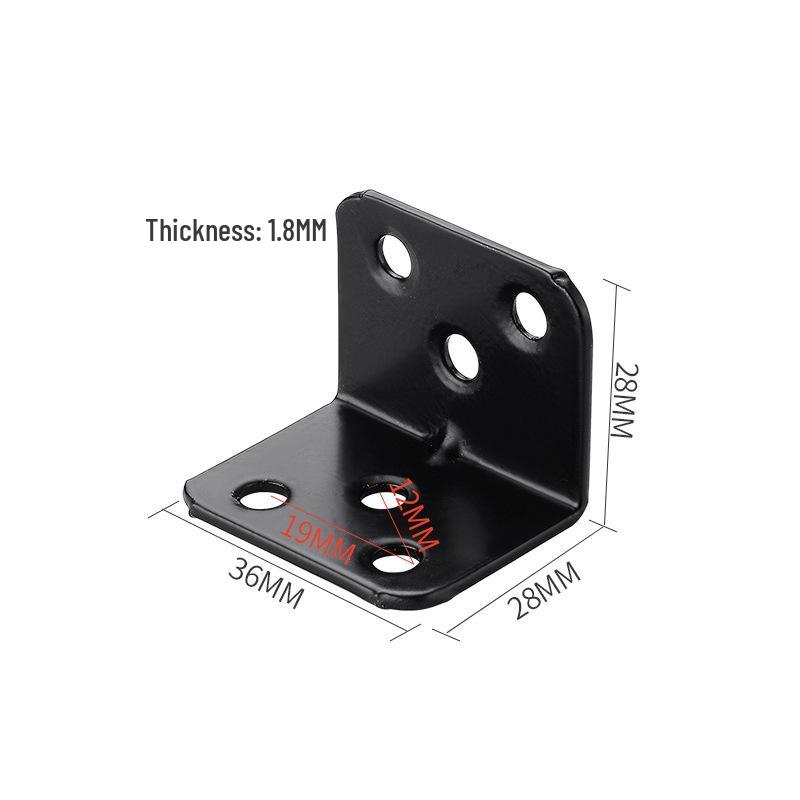 90° L-Shaped Angle Bracket for Table, Chair, Cabinet, and Shelf Support