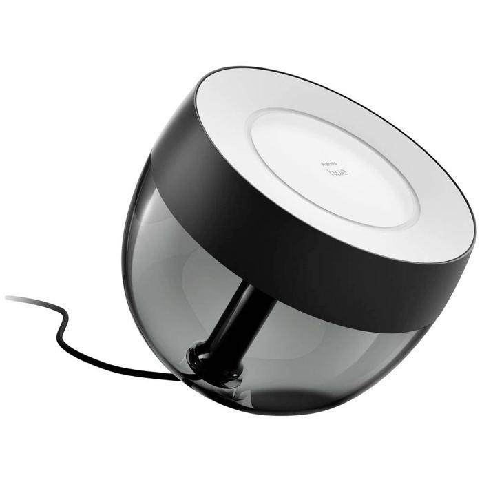 Philips Hue Weiß &; Farb-Ambiente, Lampe Iris, Bluetooth-kompatibel, Schwarz, funktioniert mit Alexa, Google Assistant und Apple
