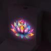 Self-Adhesive Lotus Glow-in-the-Dark Toilet Sticker Bathroom Toilet Lid Decoration Ambiance Decorative Sticker Wall Decor Decal
