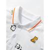 Boys and Girls Animal Short-Sleeved Polo Shirts T-Shirts Summer New Style Children's Clothing Medium and Large Children's Baby Tops Half-Sleeved 345