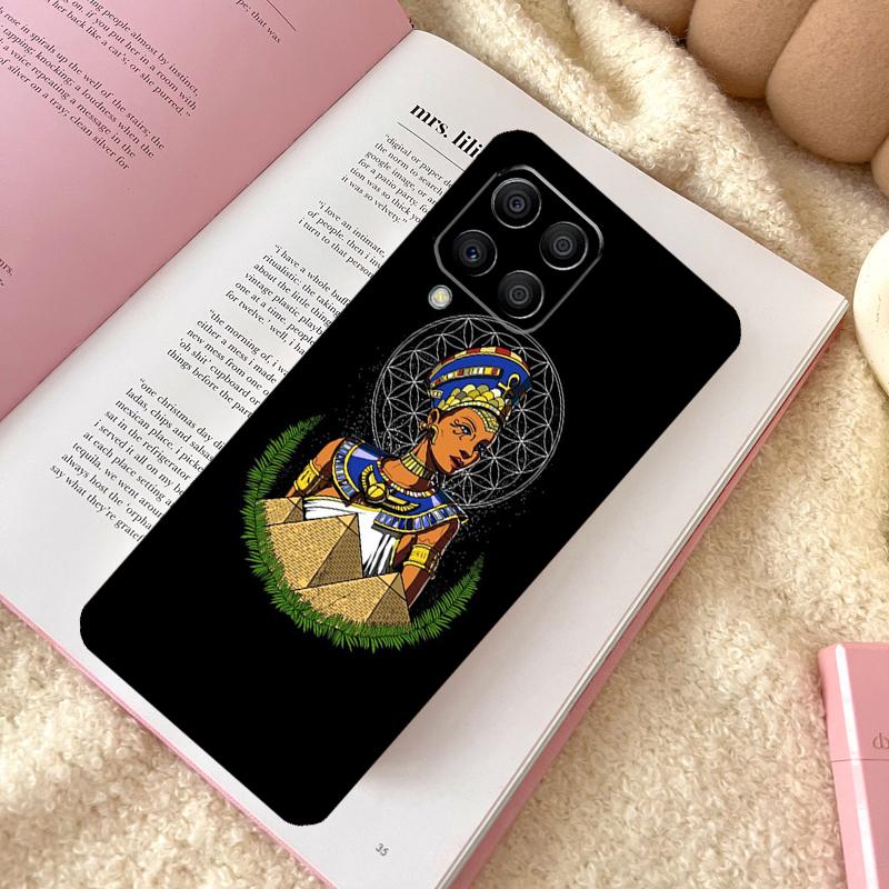 Egypt Nefertiti Ankh Case For Samsung Galaxy M21 M12 M13 M14 M15 M06 M16 M36 M56 M31 M53 M32 M52 M35 M55 M34 M54