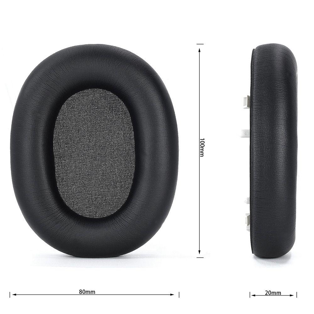 1 pair Protein Leather Headphone Ear Pads for Sony WH-1000XM6 1000XM6 Noise Cancelling