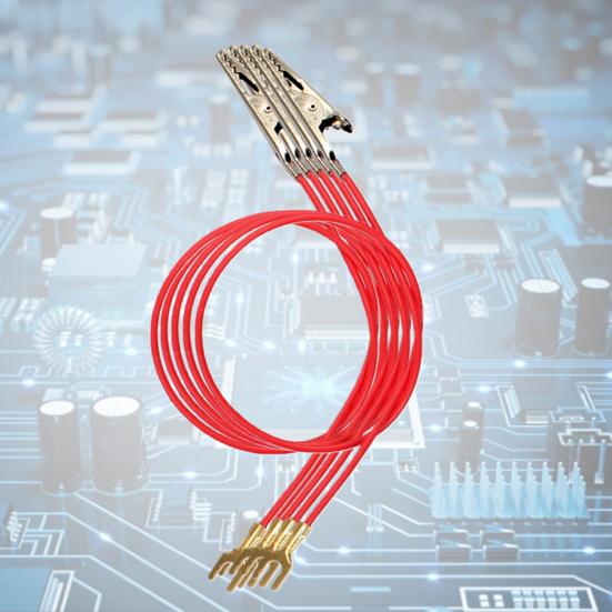 10Pcs Battery Bulb Holder Connecter U Shaped End Sturdy Science Supplies Electrical Testing Experiment Crocodile Clips Wire Connecter for School