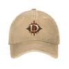 Unisex Diablos  Video Game BOOOOOM  Print Hats Vintage Distressed Washed  Baseball Cap Adjustable