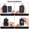 Tesla Key Card Holder with AirTag, Soft Silicone Key Card Protective Case Cover for