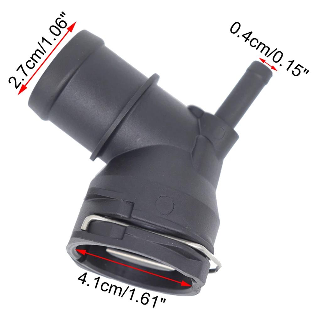 Car Engine Radiator Coupling Coolant Hose Flange Pipe Connector Engine Compartment 3C0122291 For VW Golf Plus 5M 2005 2006- 2013