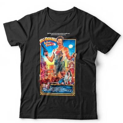Big Trouble In Little China 80's Movie Poeter Tshirt Unisex and Kids Retro Vintage