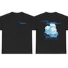 T-shirt Merch Drake Iceman Bleu Iceman Noir Tee Hommes Femmes Streetwear Surdimensionné Y2k Coton Court Esthétique Haut Y2k