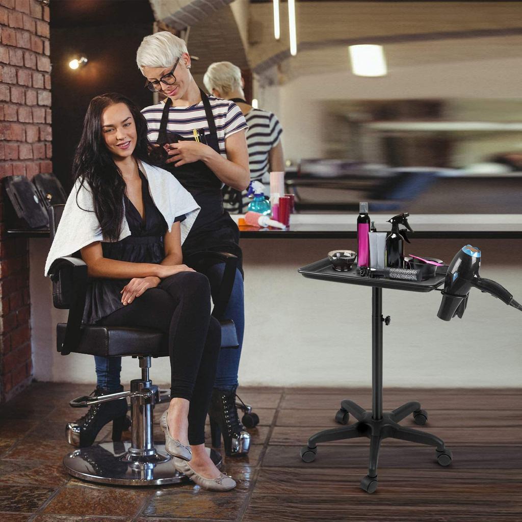 Wózek na kosmetyki, wózek na narzędzia, przenośny, profesjonalny, regulowany wózek na narzędzia do zdobienia paznokci, wózek do salonu fryzjerskiego, stojak na tatuaż, kreatywny